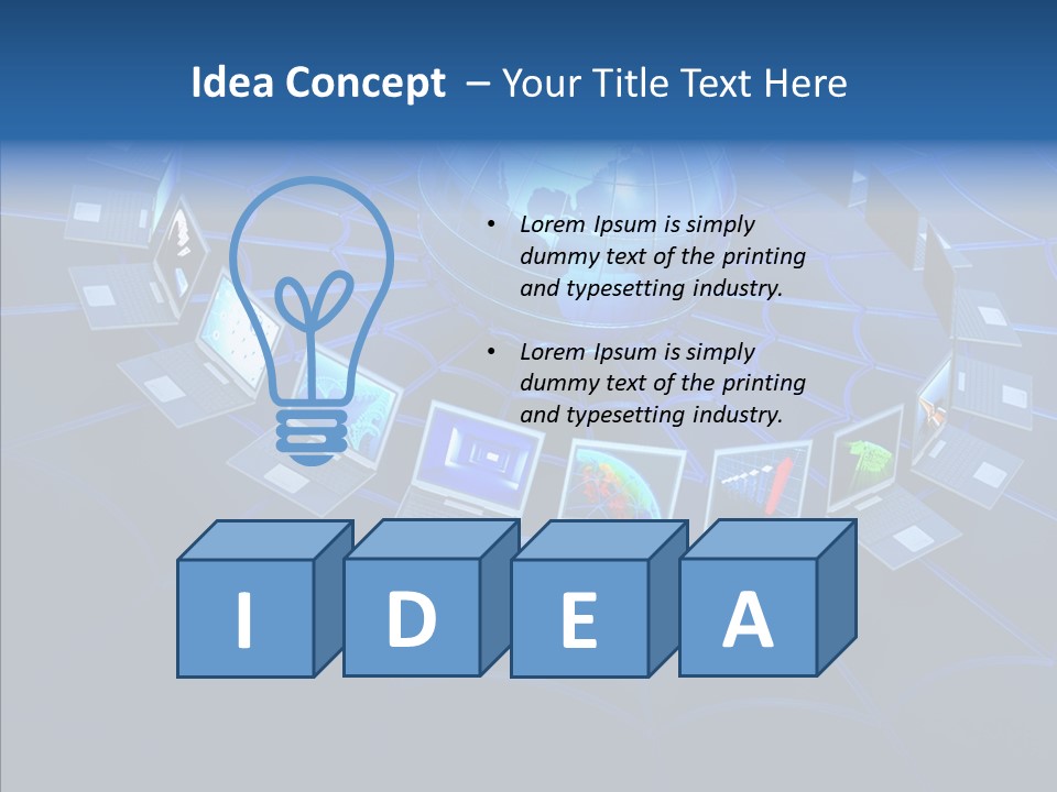 Medium Host Ethernet PowerPoint Template