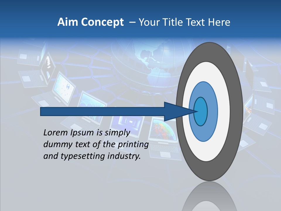 Medium Host Ethernet PowerPoint Template