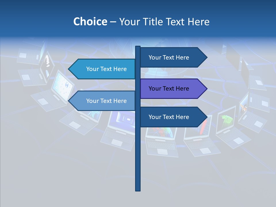 Medium Host Ethernet PowerPoint Template