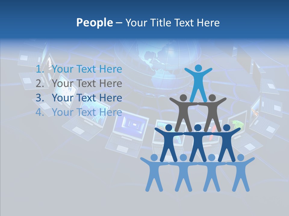 Medium Host Ethernet PowerPoint Template