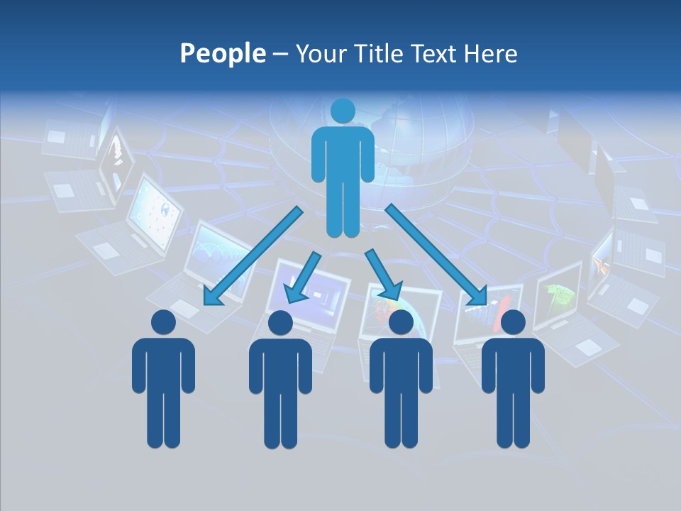Medium Host Ethernet PowerPoint Template