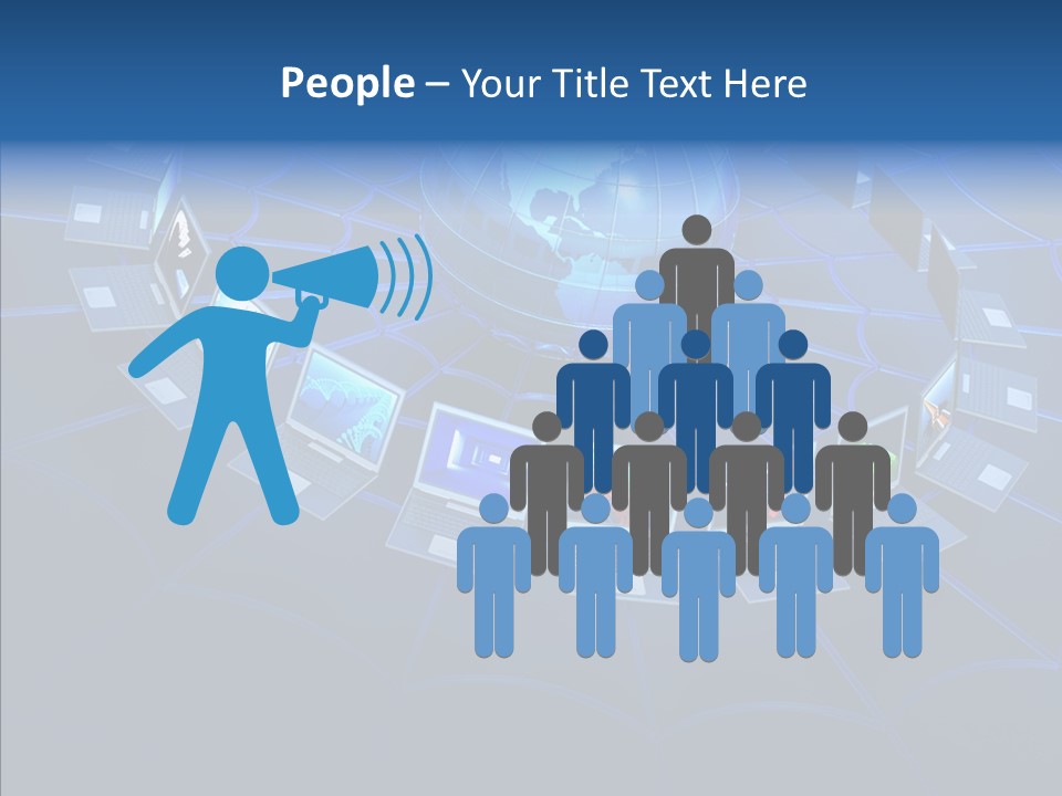 Medium Host Ethernet PowerPoint Template