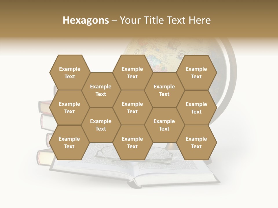 Bookcase Information Earth PowerPoint Template