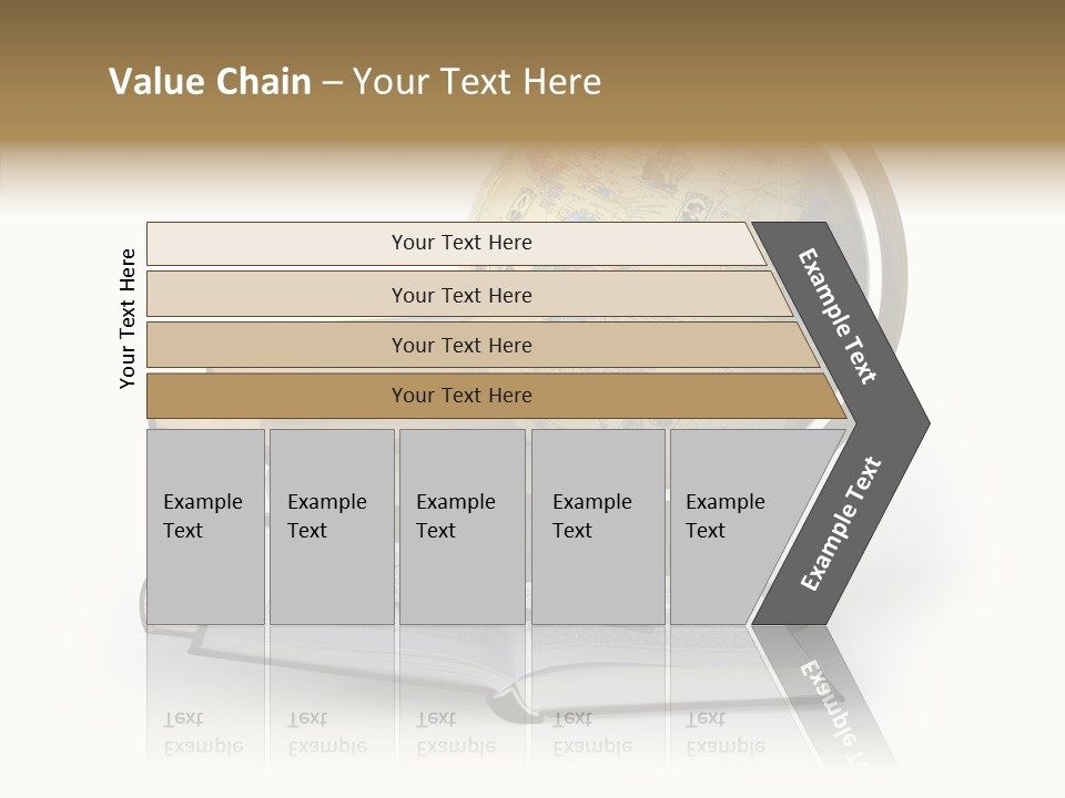Bookcase Information Earth PowerPoint Template
