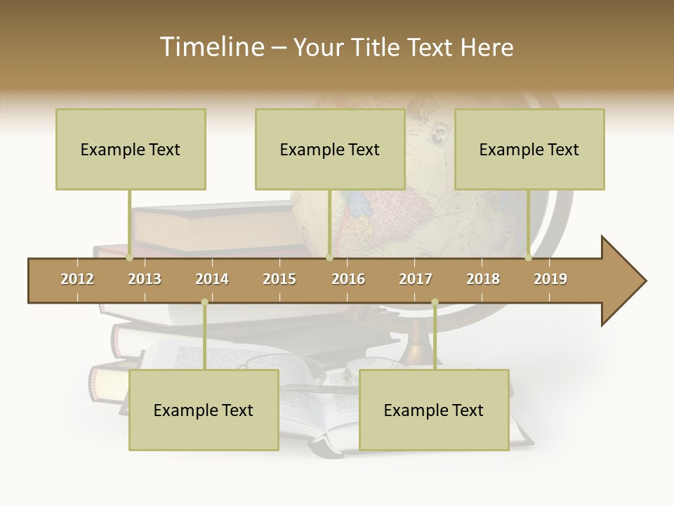 Bookcase Information Earth PowerPoint Template