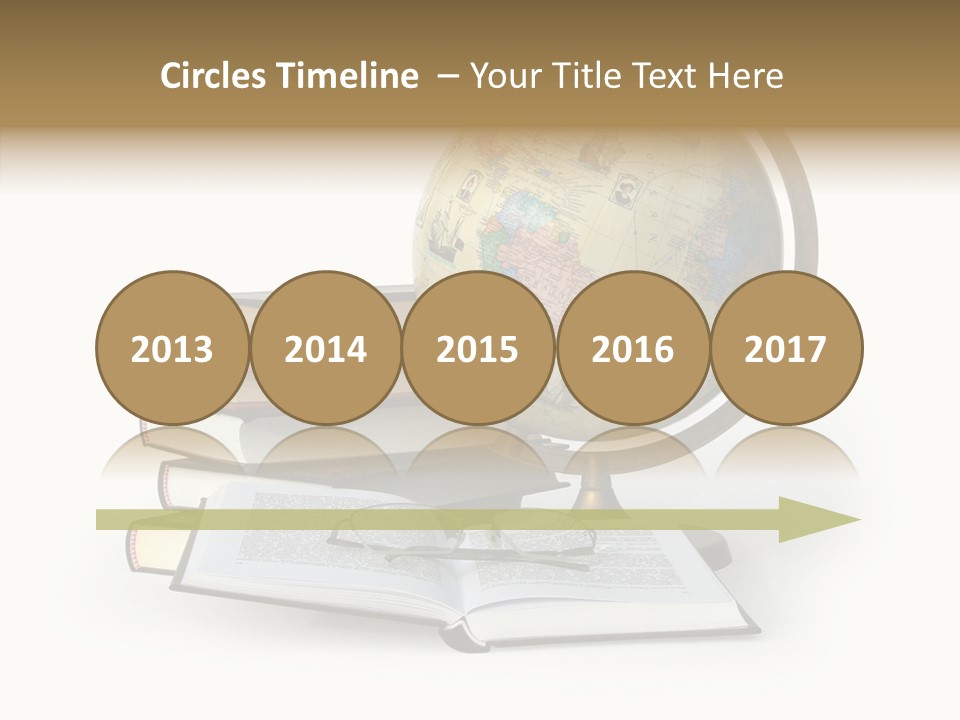 Bookcase Information Earth PowerPoint Template