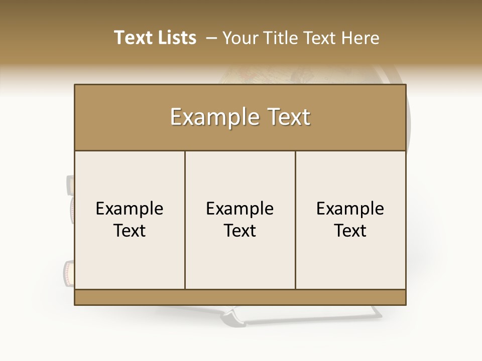 Bookcase Information Earth PowerPoint Template
