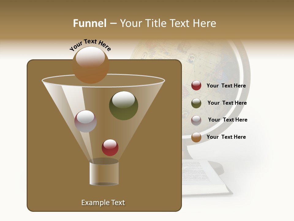 Bookcase Information Earth PowerPoint Template