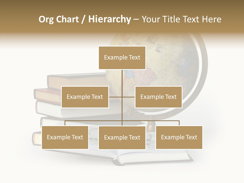 Bookcase Information Earth PowerPoint Template