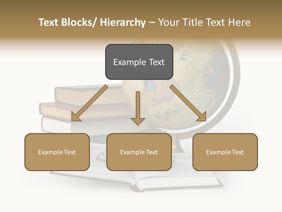 Bookcase Information Earth PowerPoint Template