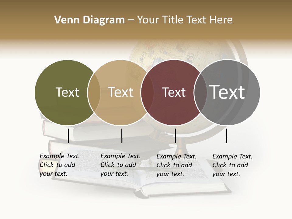 Bookcase Information Earth PowerPoint Template