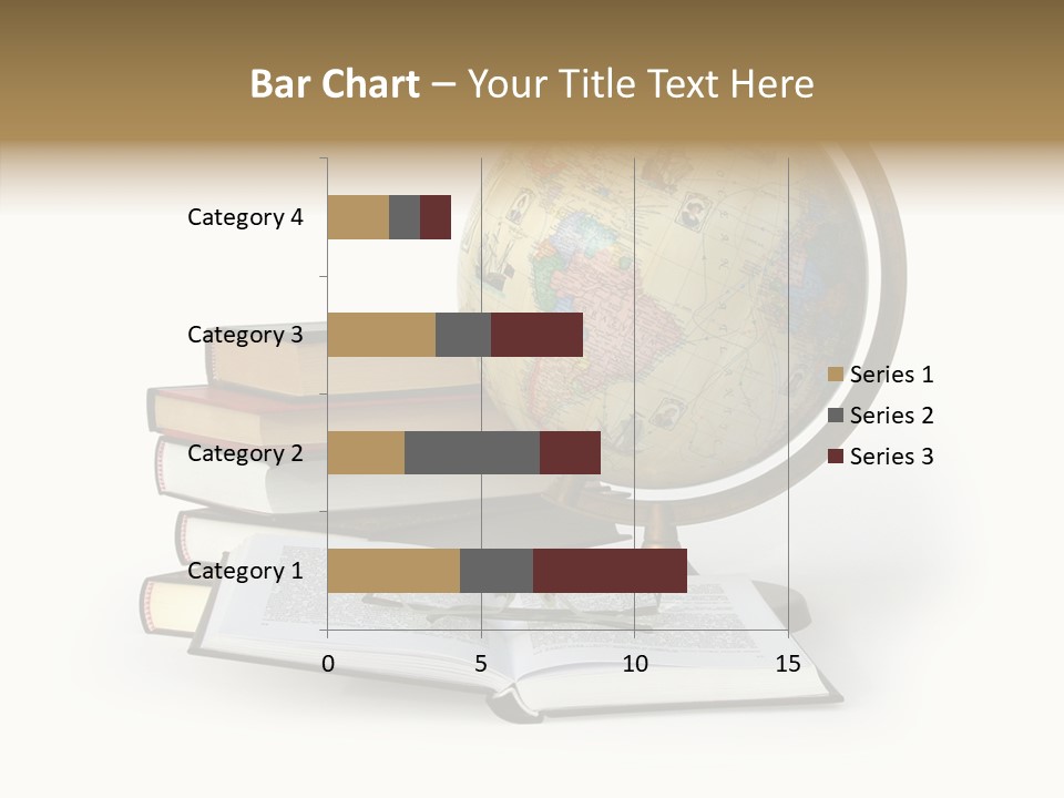 Bookcase Information Earth PowerPoint Template