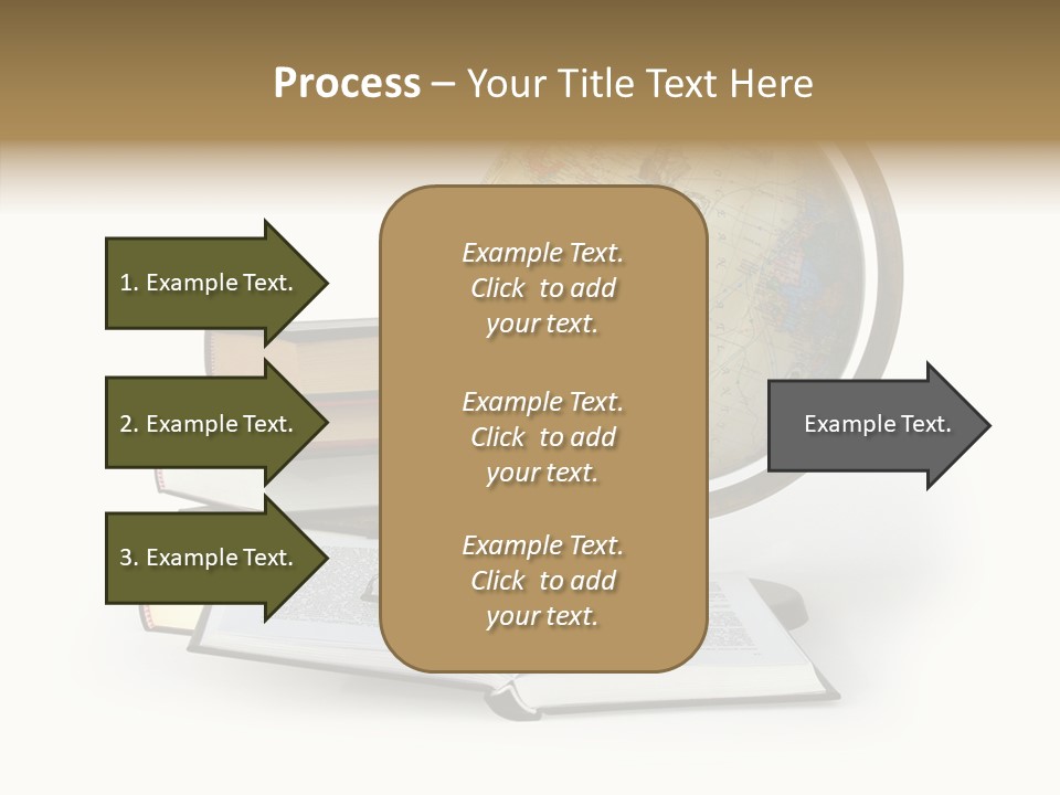 Bookcase Information Earth PowerPoint Template