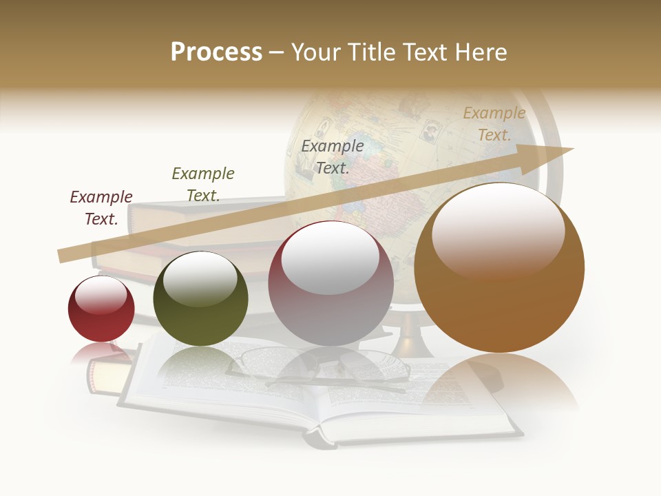 Bookcase Information Earth PowerPoint Template
