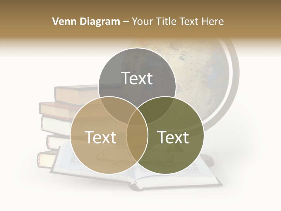 Bookcase Information Earth PowerPoint Template