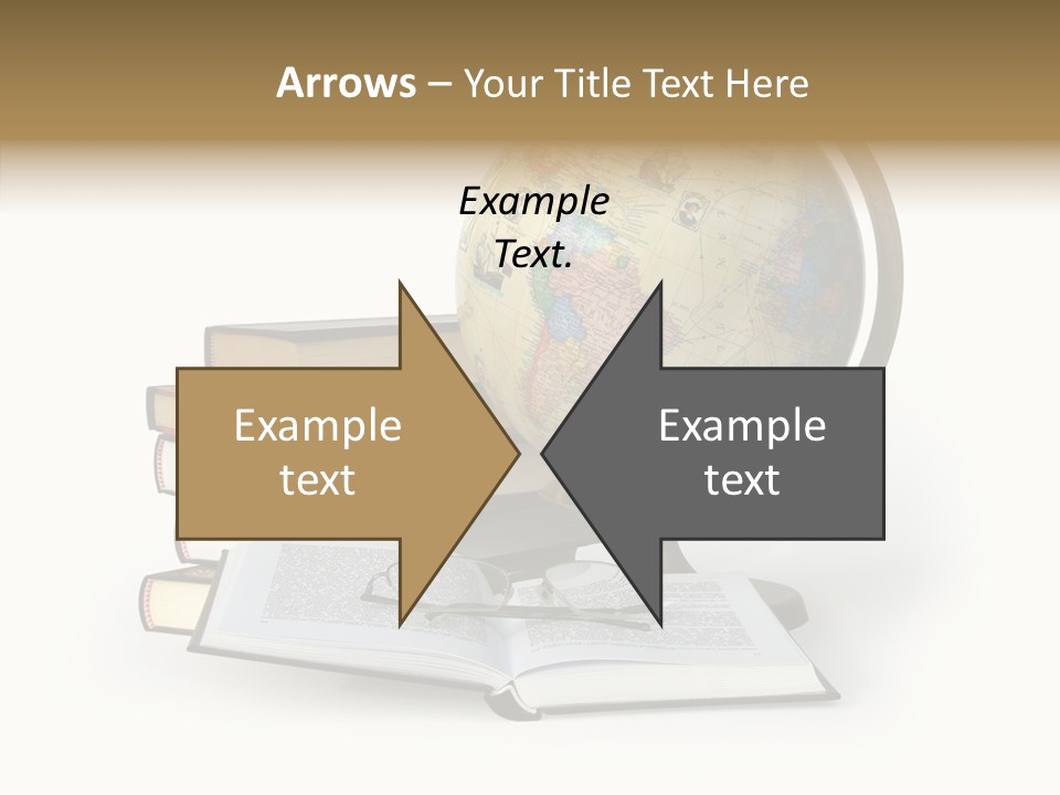 Bookcase Information Earth PowerPoint Template