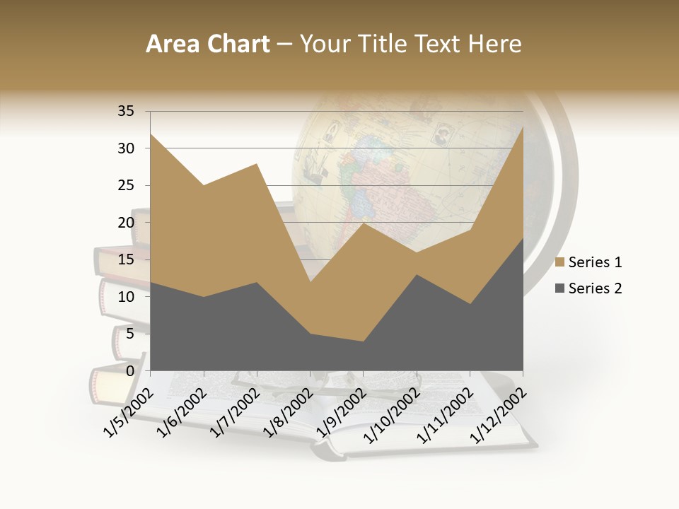 Bookcase Information Earth PowerPoint Template
