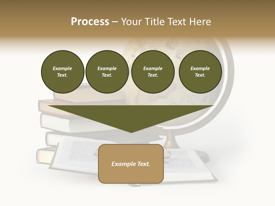 Bookcase Information Earth PowerPoint Template