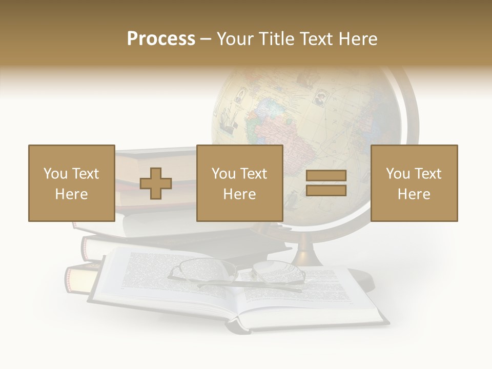 Bookcase Information Earth PowerPoint Template