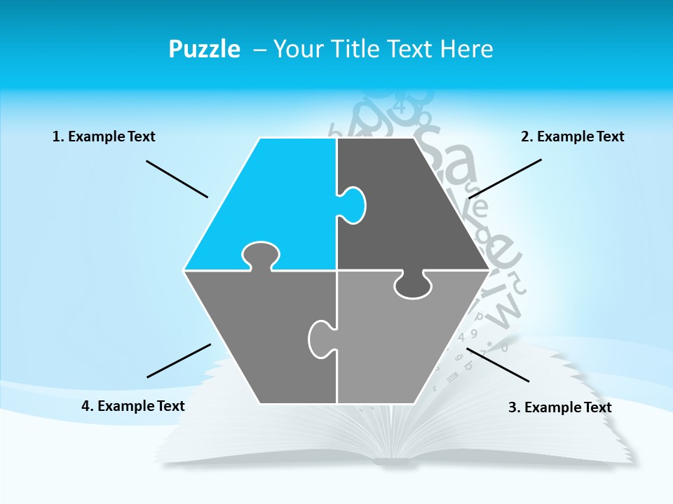 Symbol Pencil Text PowerPoint Template