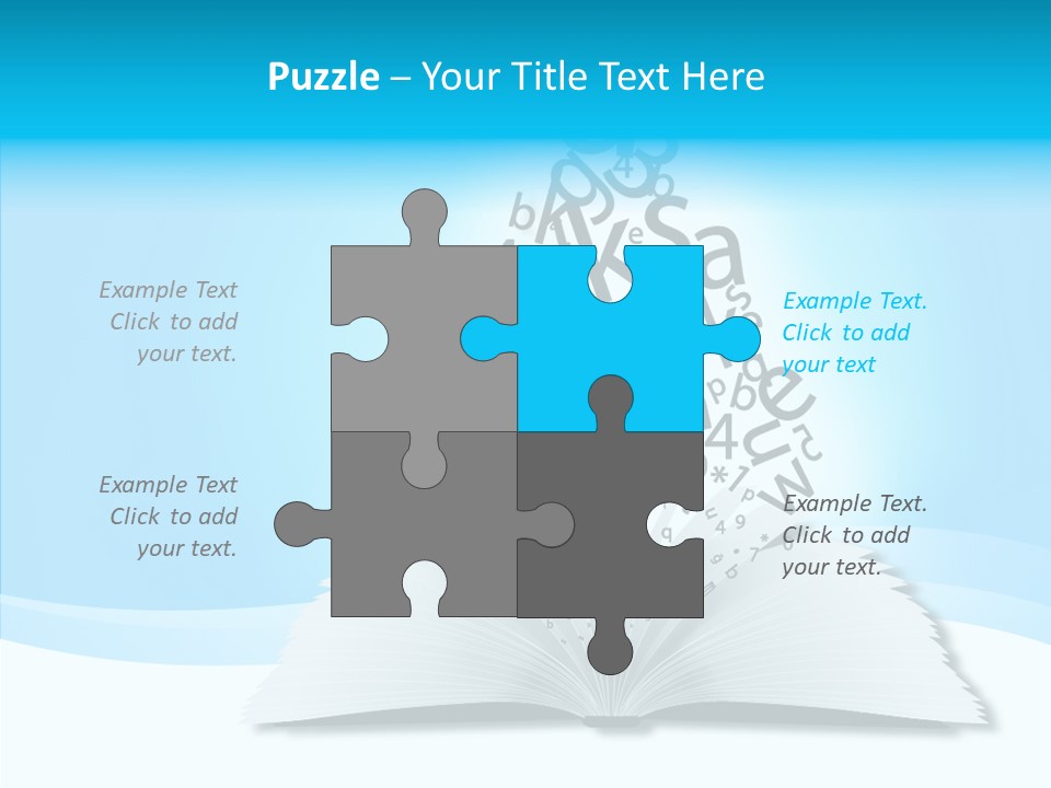 Symbol Pencil Text PowerPoint Template