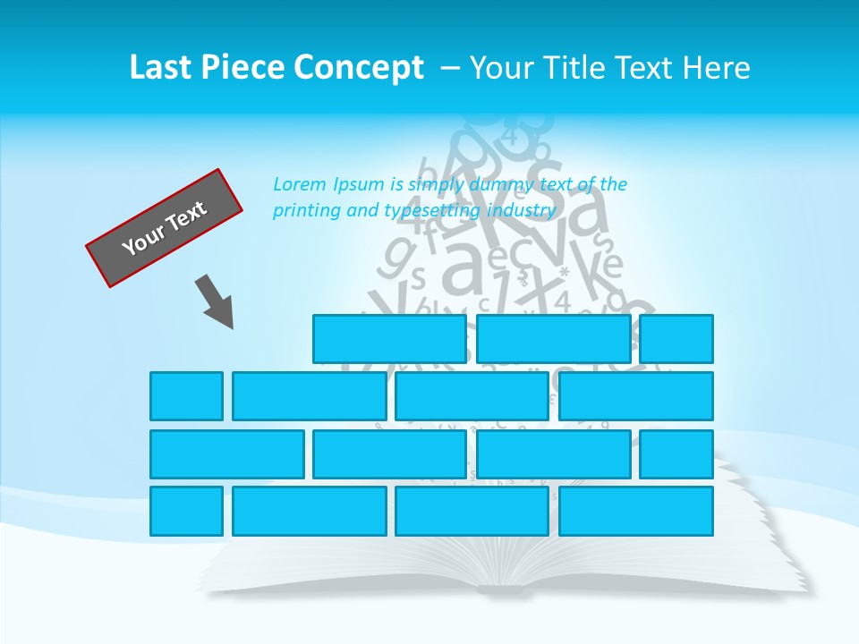 Symbol Pencil Text PowerPoint Template