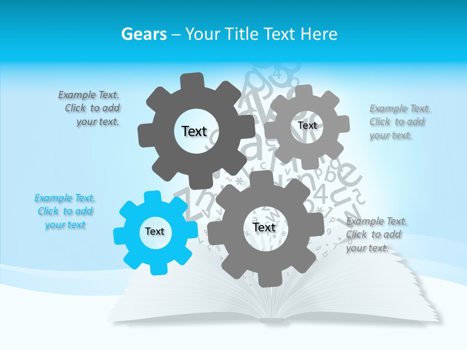 Symbol Pencil Text PowerPoint Template