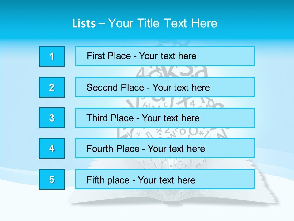 Symbol Pencil Text PowerPoint Template