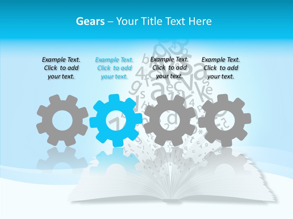 Symbol Pencil Text PowerPoint Template