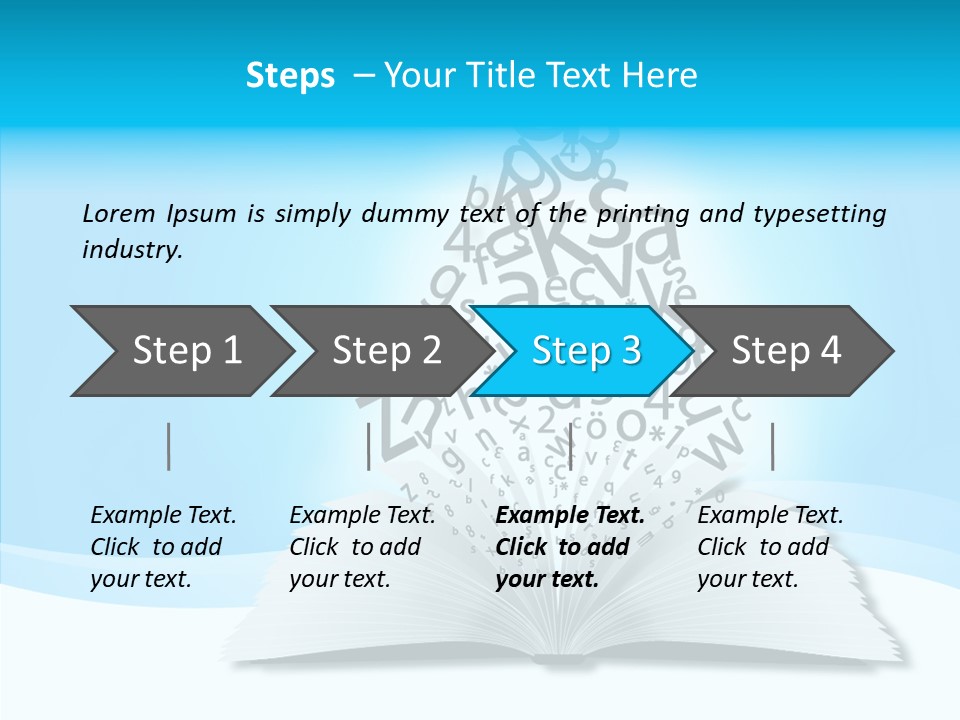Symbol Pencil Text PowerPoint Template