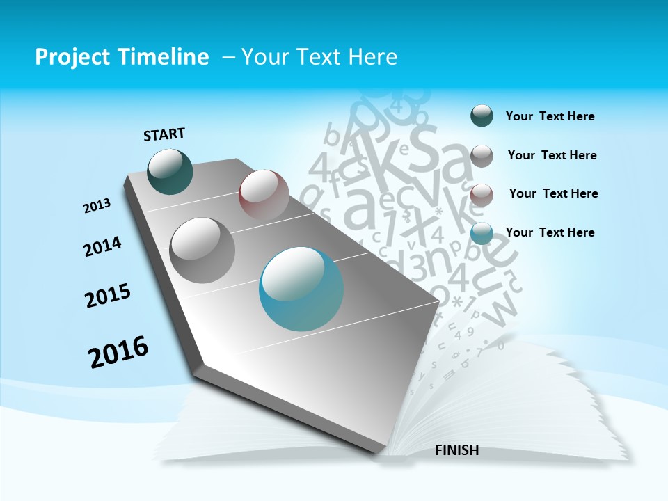 Symbol Pencil Text PowerPoint Template