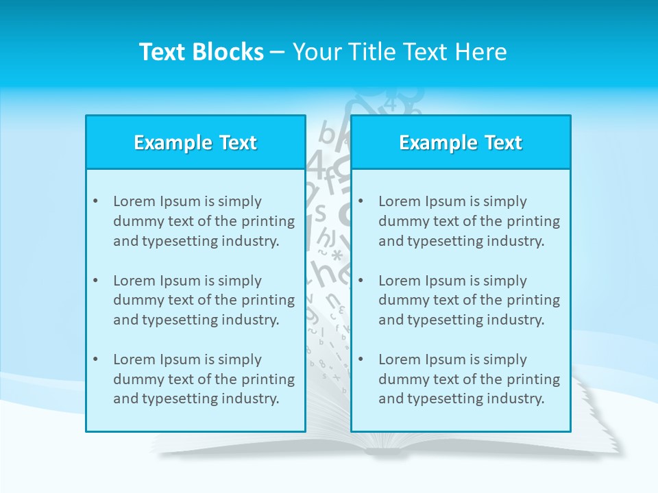 Symbol Pencil Text PowerPoint Template