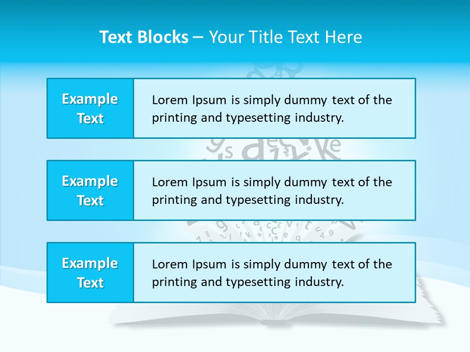 Symbol Pencil Text PowerPoint Template