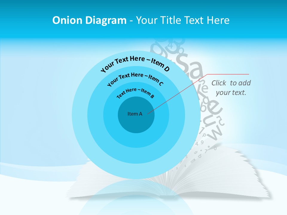 Symbol Pencil Text PowerPoint Template