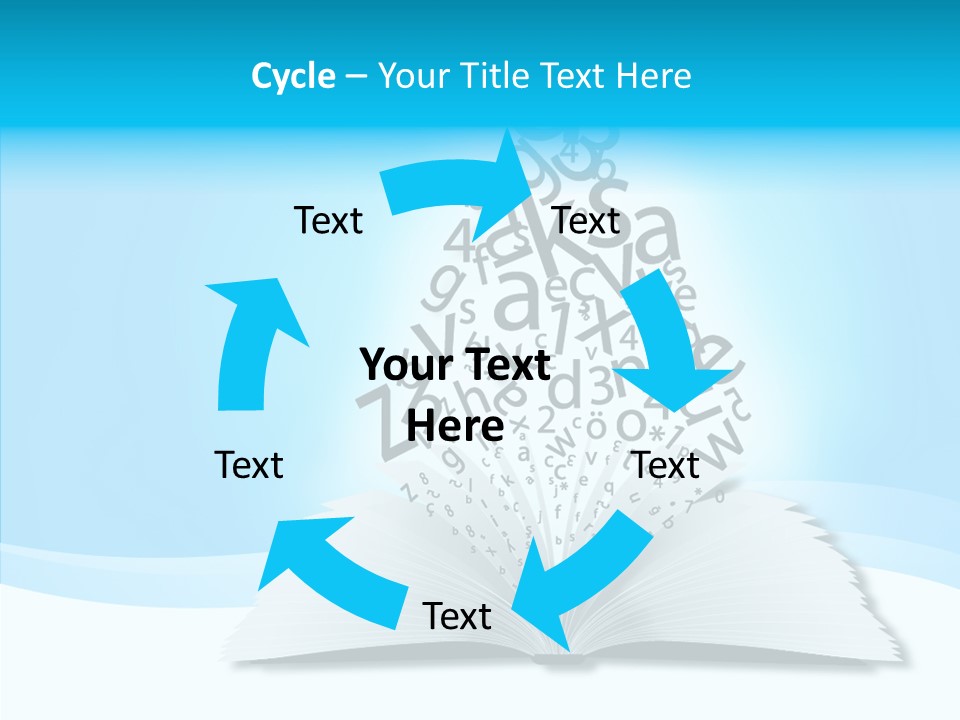 Symbol Pencil Text PowerPoint Template