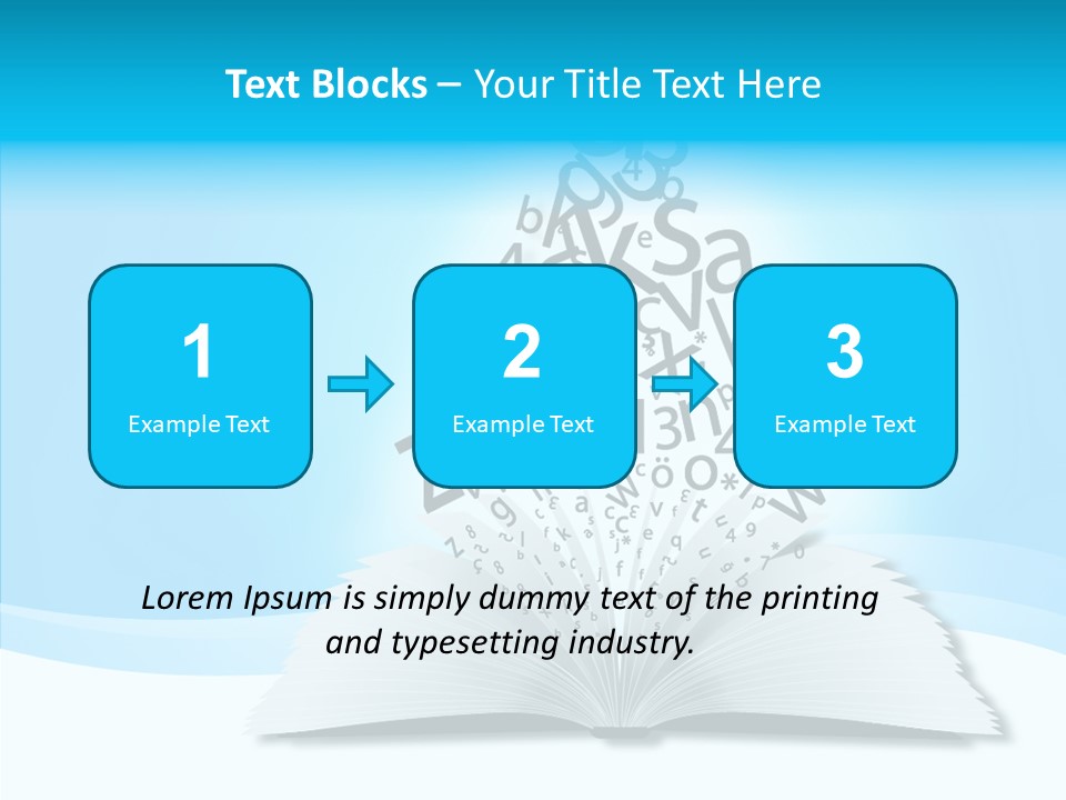 Symbol Pencil Text PowerPoint Template