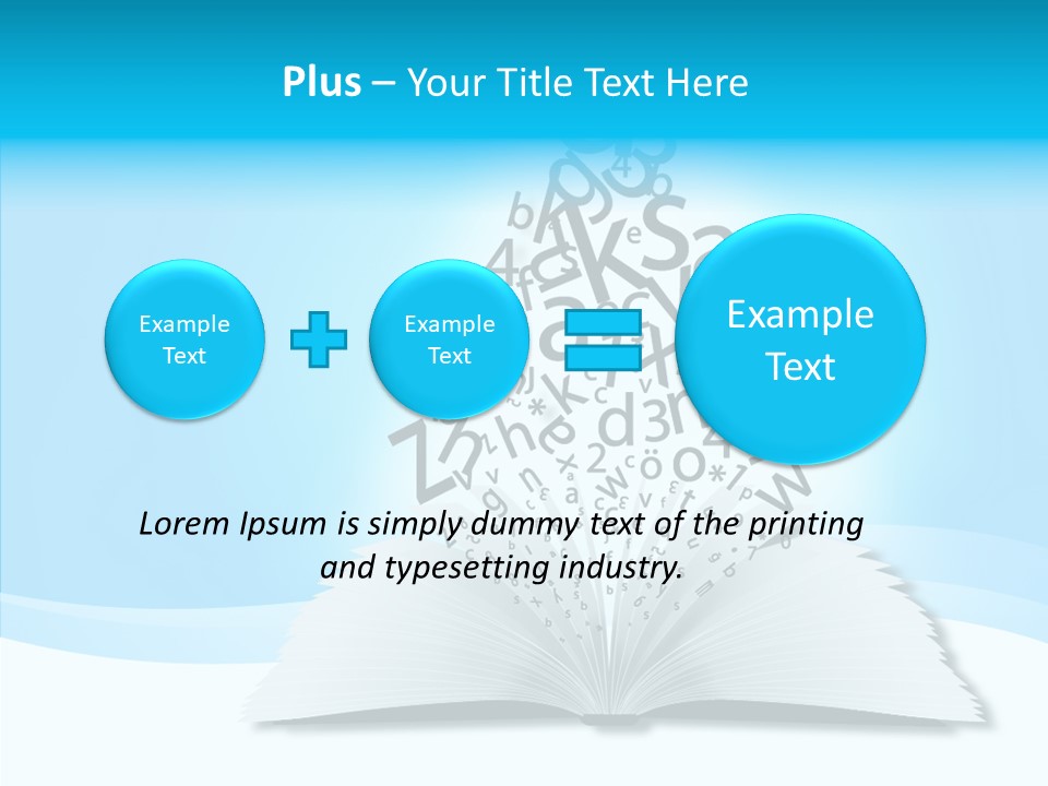 Symbol Pencil Text PowerPoint Template