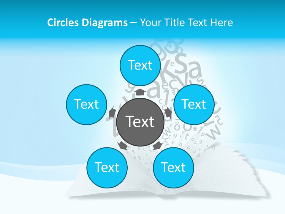 Symbol Pencil Text PowerPoint Template