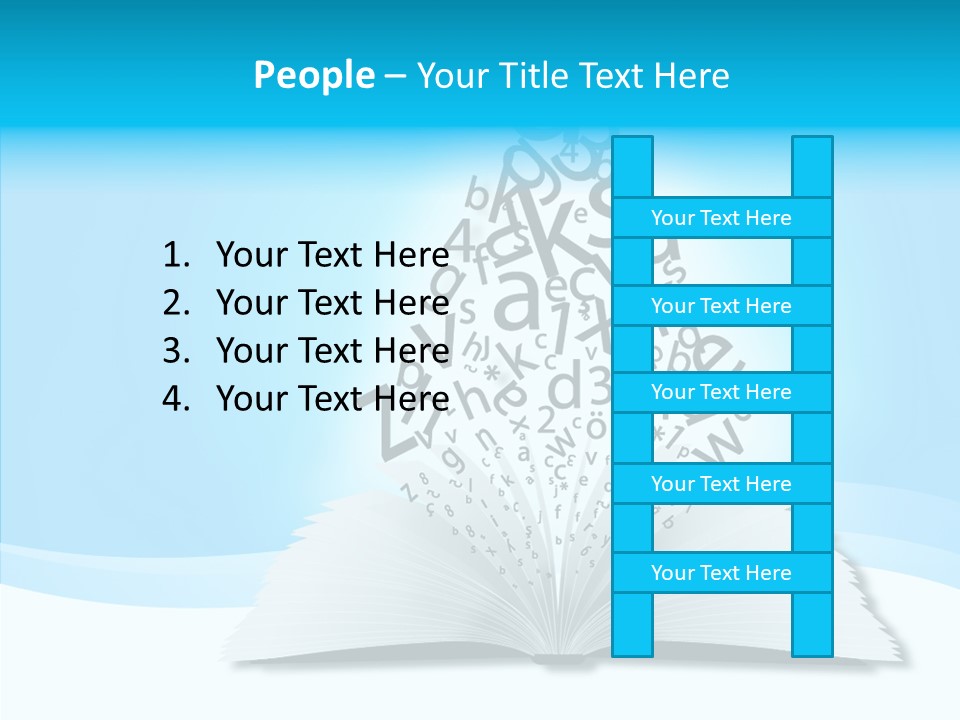 Symbol Pencil Text PowerPoint Template