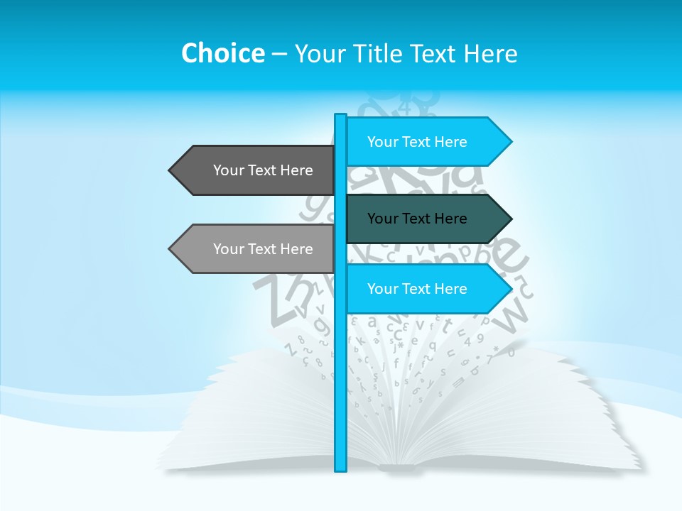 Symbol Pencil Text PowerPoint Template