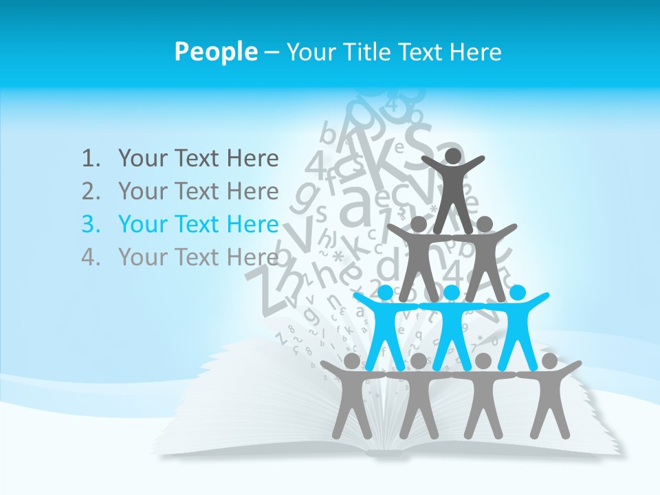 Symbol Pencil Text PowerPoint Template