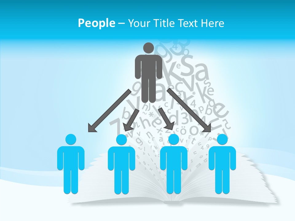 Symbol Pencil Text PowerPoint Template