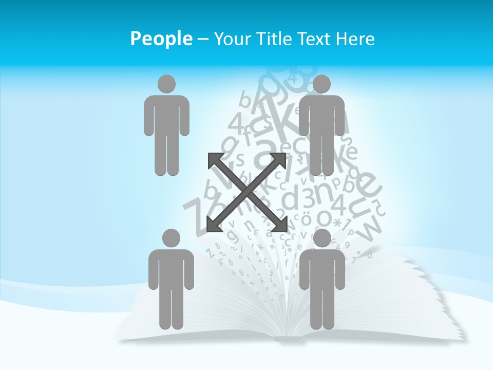 Symbol Pencil Text PowerPoint Template