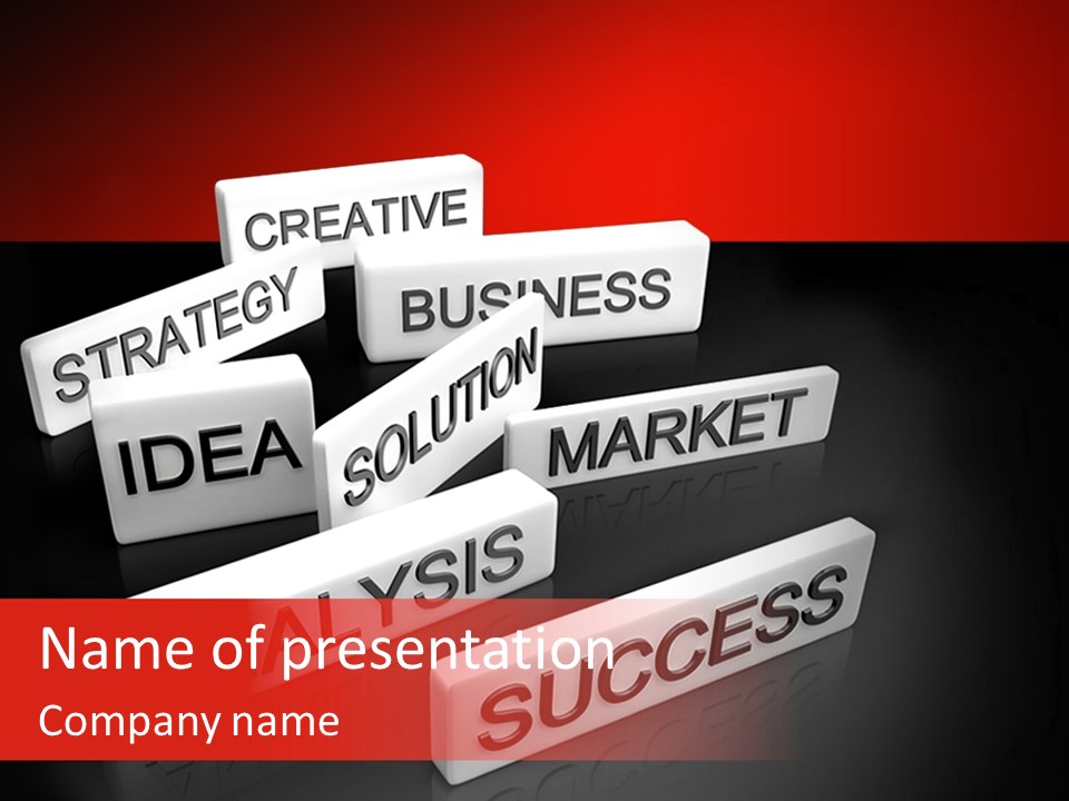 Contains Wording Services PowerPoint Template