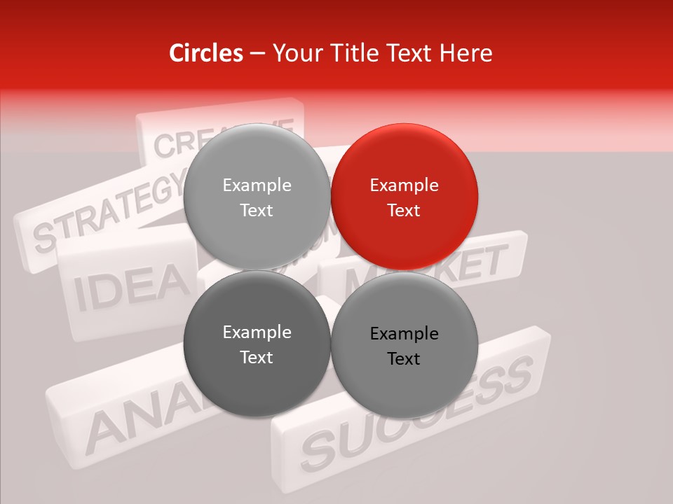 Contains Wording Services PowerPoint Template