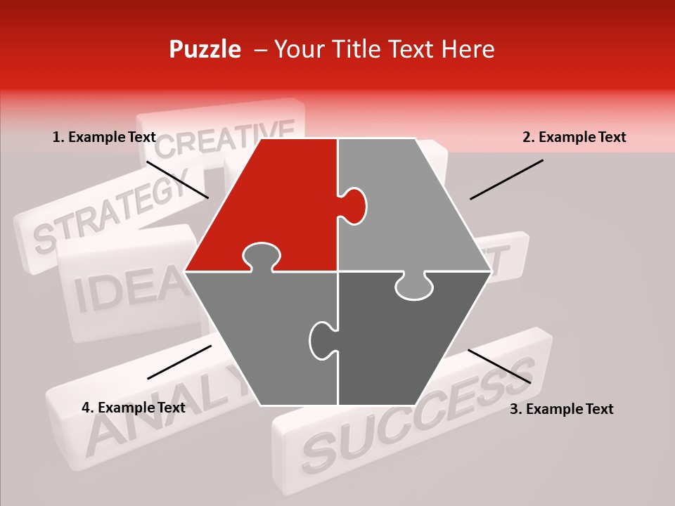 Contains Wording Services PowerPoint Template