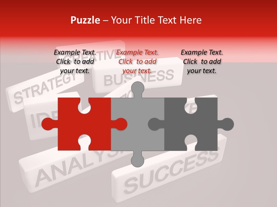 Contains Wording Services PowerPoint Template