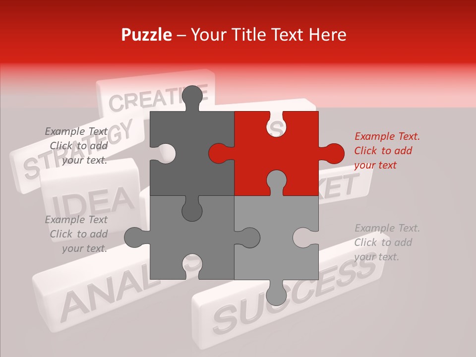 Contains Wording Services PowerPoint Template
