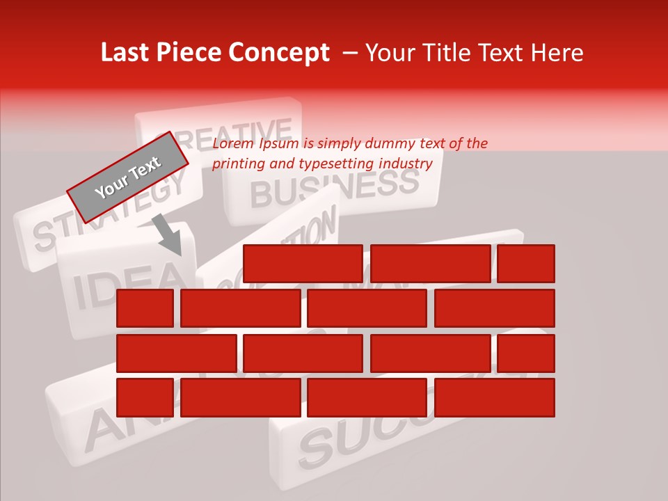 Contains Wording Services PowerPoint Template
