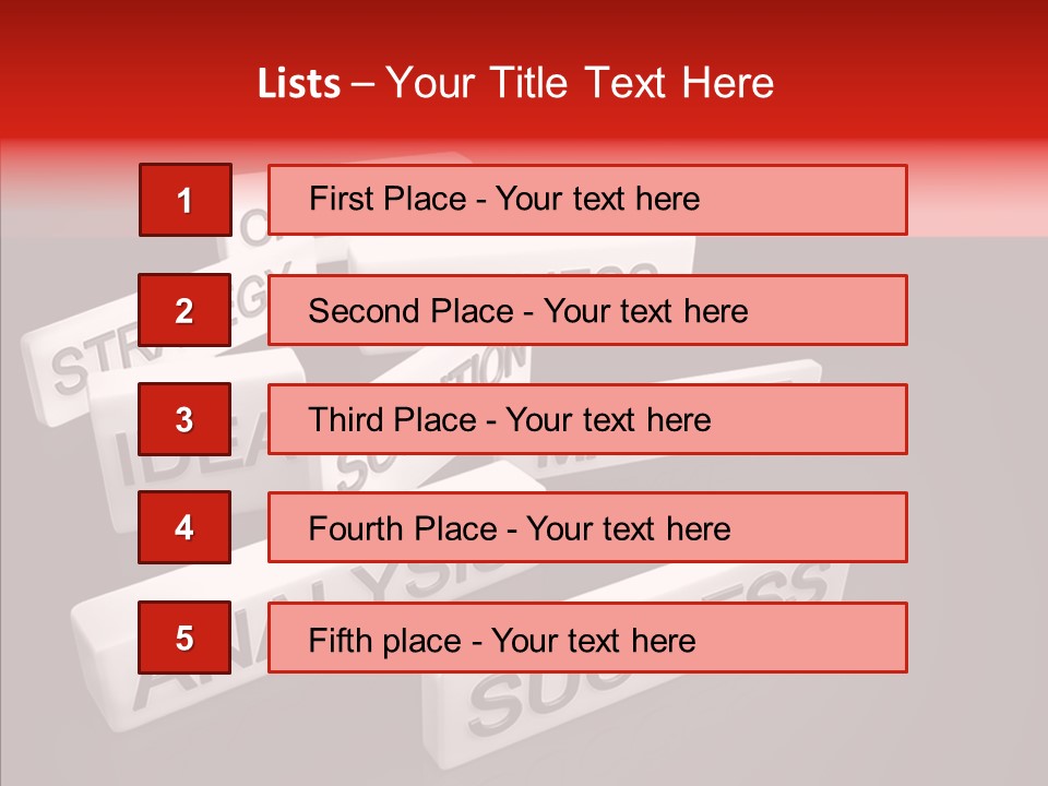 Contains Wording Services PowerPoint Template